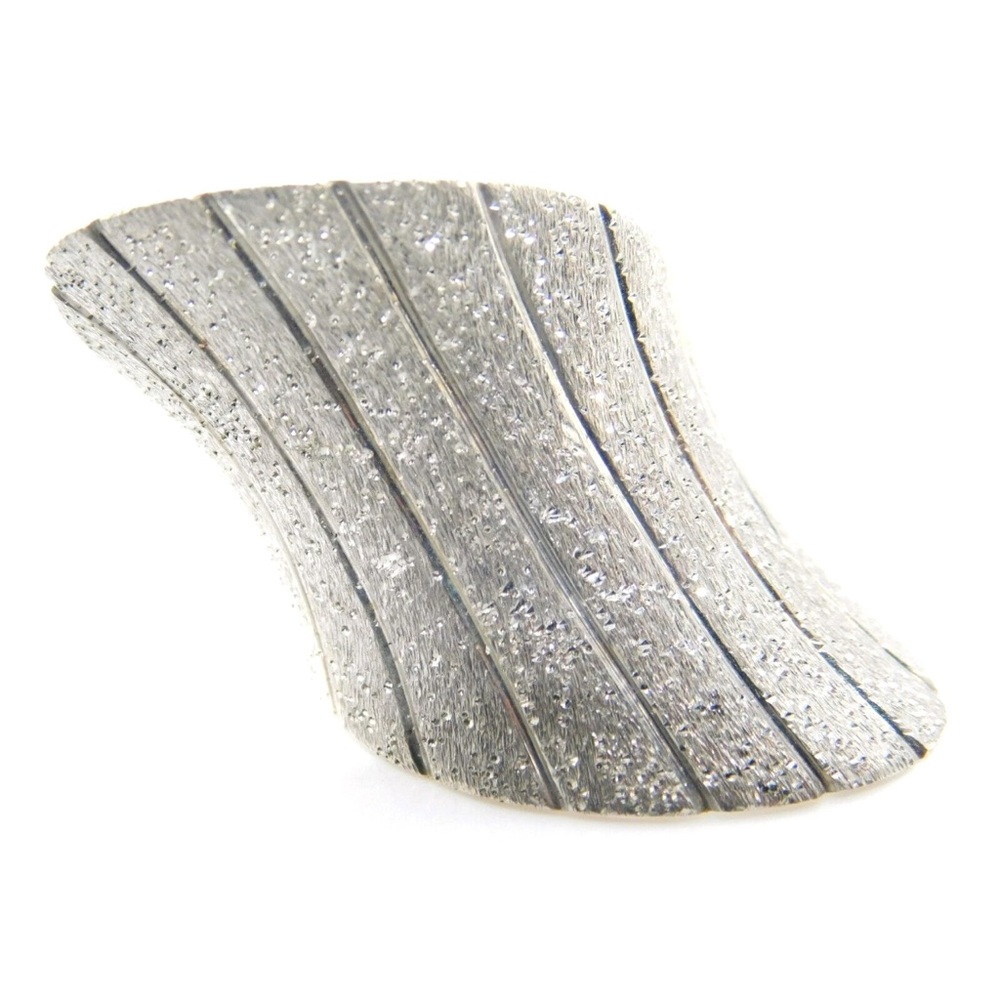JCM Jacmel Mauritius
Italy 925 Sterling Silver Long Wide
Band Ring size 7